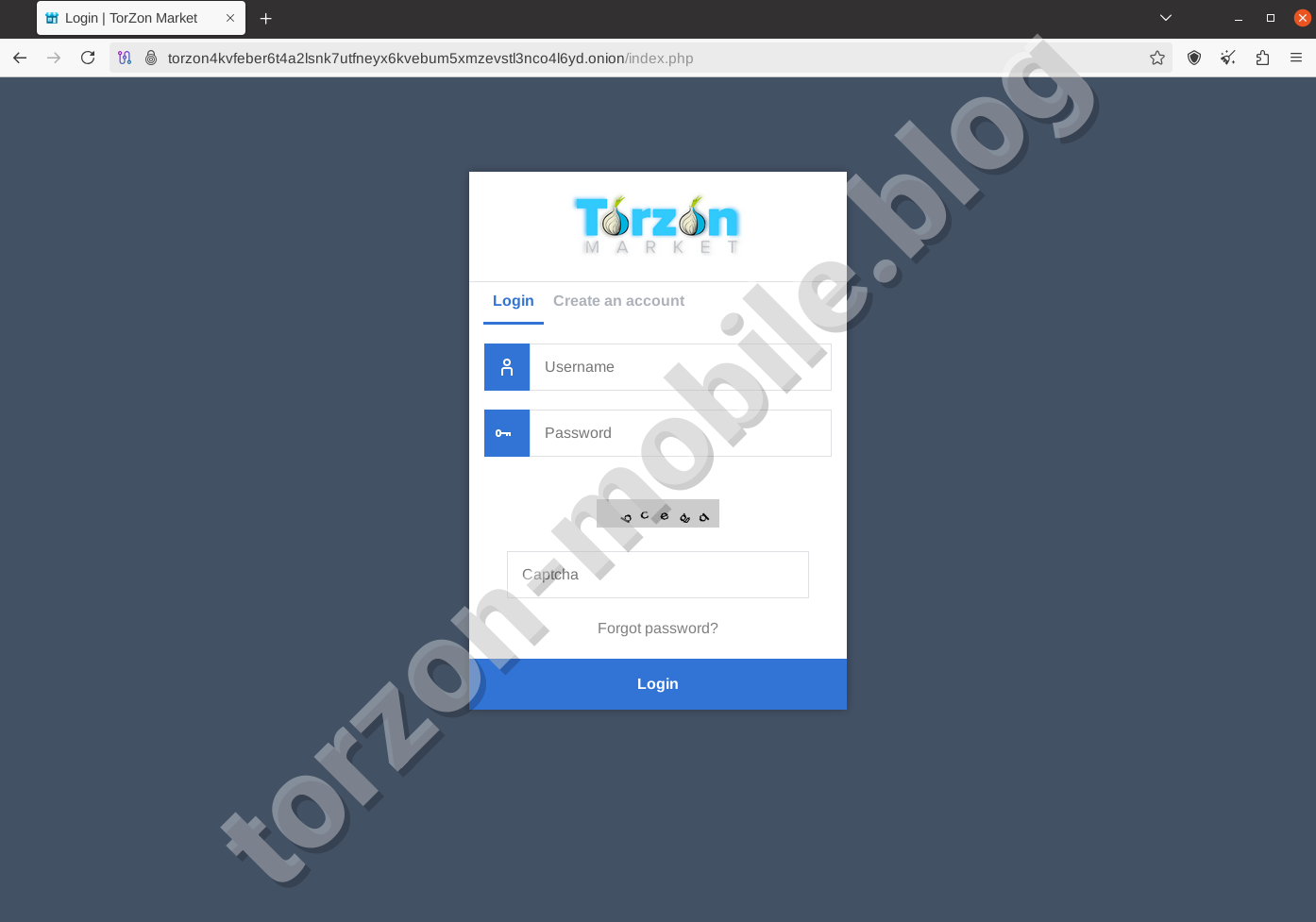 Torzon Darknet Market Secure Login Page